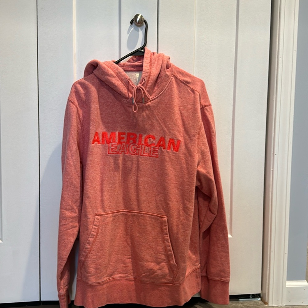 XL men’s American eagle Pink hoodie